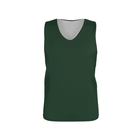 Badger Sport Youth Reversible Mesh Tank (A00118-027603), Color 'Forest/White'